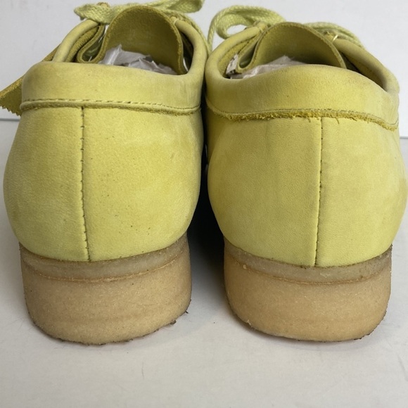 Clarks Originals Wallabee Yellow Men\'s Suede Shoe Moccasins Sz 9.5 US EU 41 main image 8